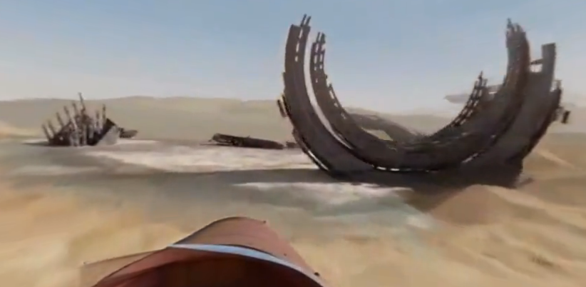 【超刺激VR体验短片】星球大战7之荒漠星球VR飞行之旅
