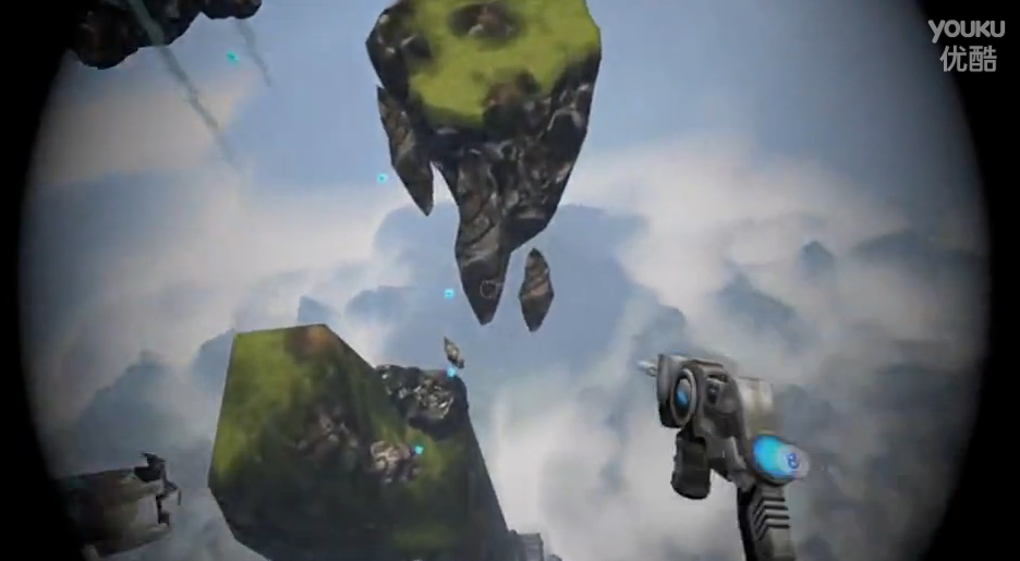 VR游戏《云端跳跃》试玩视频 在虚拟世界中玩极限运动