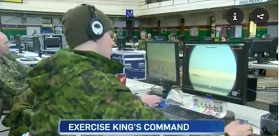 加拿大军队使用VR进行训练：士兵们一起合作驾驶装甲车